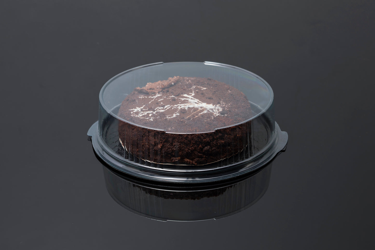 Cake Container with Transparent Dome Lid – 230mm x 80mm - Paketoje