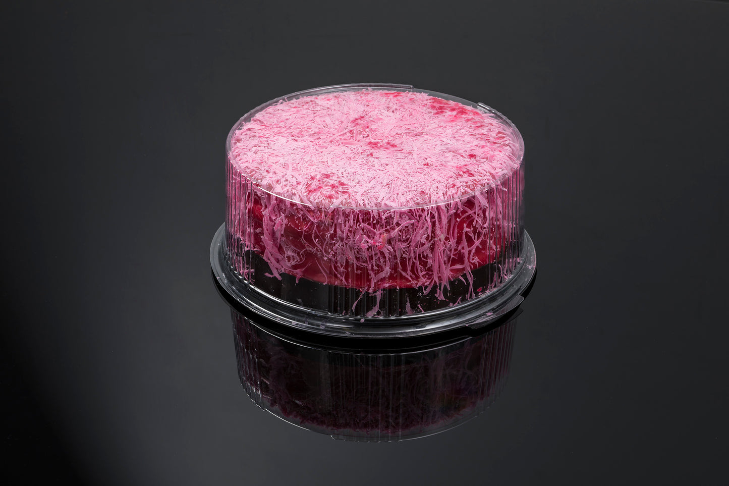 Cake Container with Transparent Dome Lid – 230mm x 85mm - Paketoje