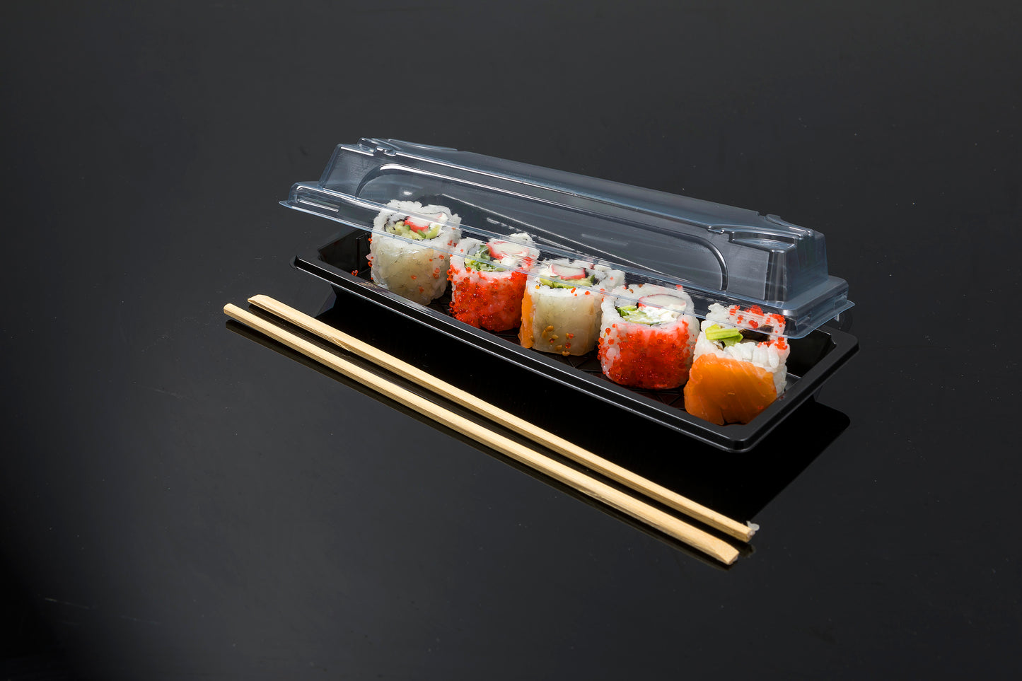 500ml Plastic Container with Airtight Lid – Sushi Friendly - Paketoje