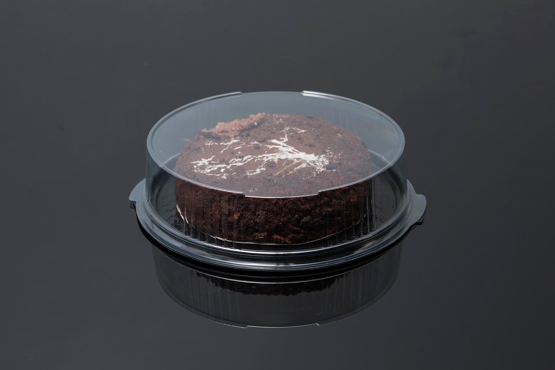 Cake Container with Transparent Dome Lid – 230mm x 80mm - Paketoje