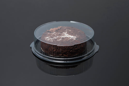 Cake Container with Transparent Dome Lid – 230mm x 80mm - Paketoje