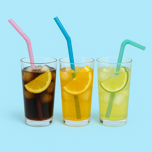Straw 8mm – 22cm with Nylon Wrapper - Paketoje