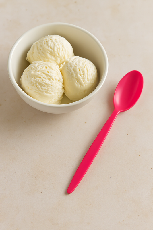 Pink Classic Plastic Spoons – Pack of 100 - Paketoje