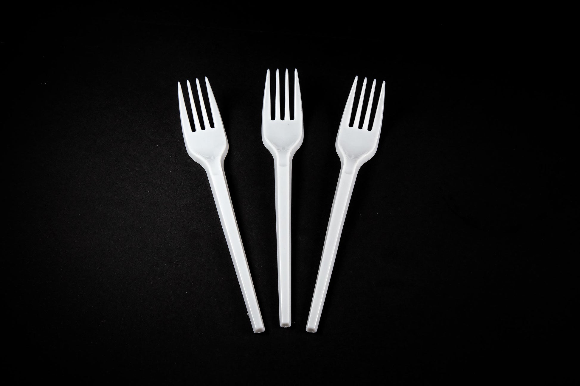 Standard White Plastic Forks – Pack of 100 - Paketoje